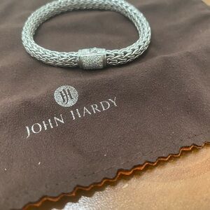 John Hardy Icon Bracelet, Sterling Silver, Diamonds, 7.5MM